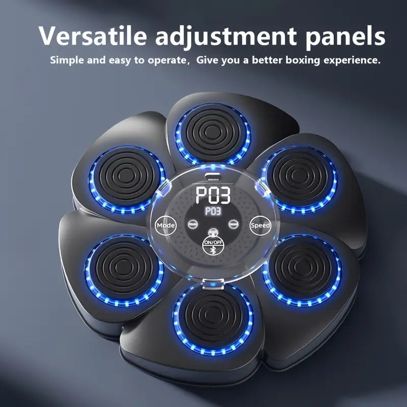 Máquina de boxeo músical inteligente.