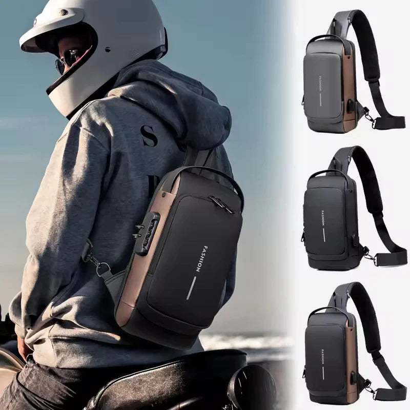 Maleta Mochila Impermeable Anti-Robo: Bolso con Carga USB: Innovación y Seguridad