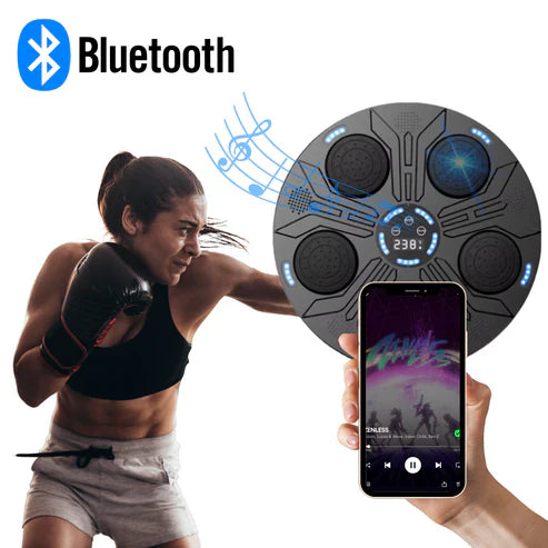 Máquina de boxeo músical inteligente.