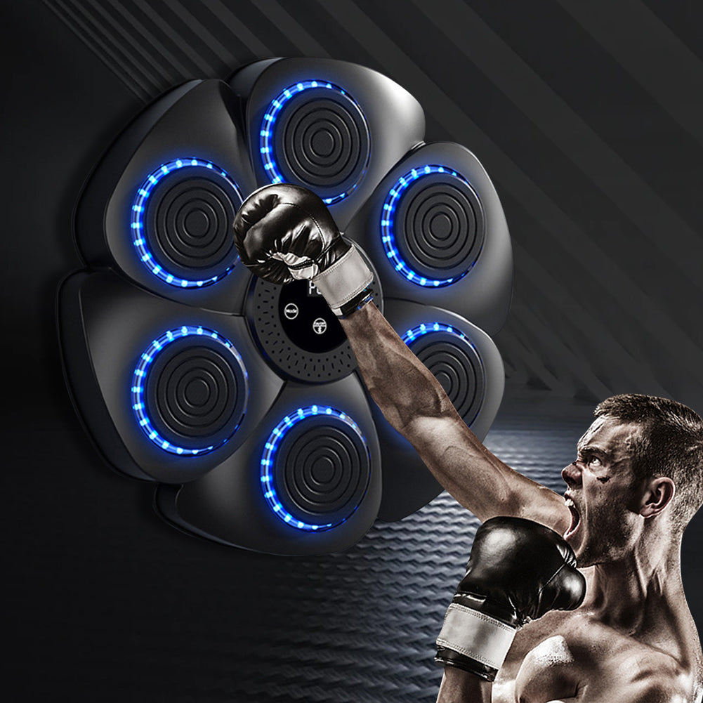 Máquina de boxeo músical inteligente.