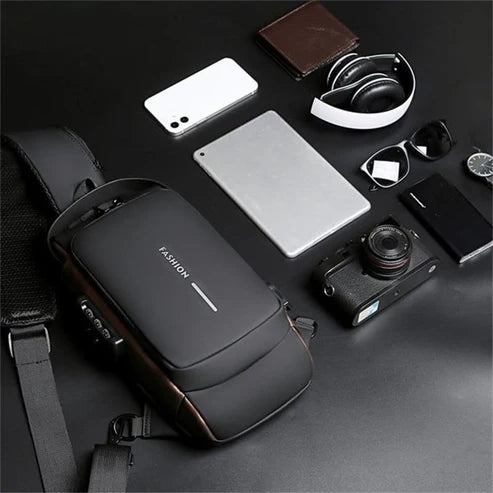 Maleta Mochila Impermeable Anti-Robo: Bolso con Carga USB: Innovación y Seguridad