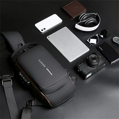 Maleta Mochila Impermeable Anti-Robo: Bolso con Carga USB: Innovación y Seguridad