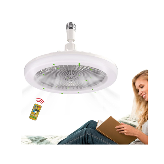 Lampara Ventilador con luz y control