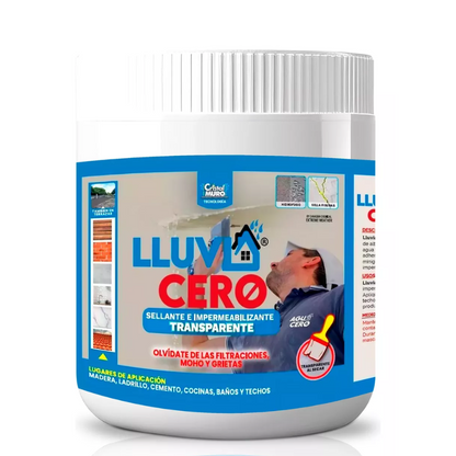 Lluvia Cero® | Sellador Impermeabilizante para Techos y Paredes – Protección Total | 500gr