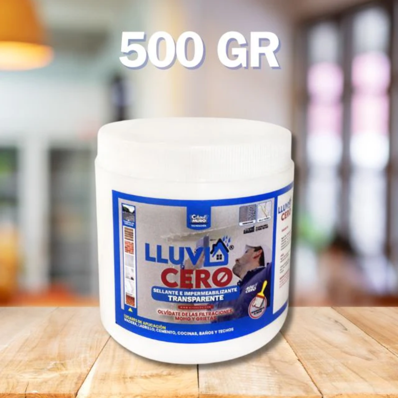Lluvia Cero® | Sellador Impermeabilizante para Techos y Paredes – Protección Total | 500gr